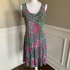 Ivy Lane Colorful MIDI Dress Size Medium